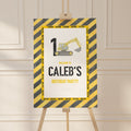 Construction  Birthday - Welcome Sign