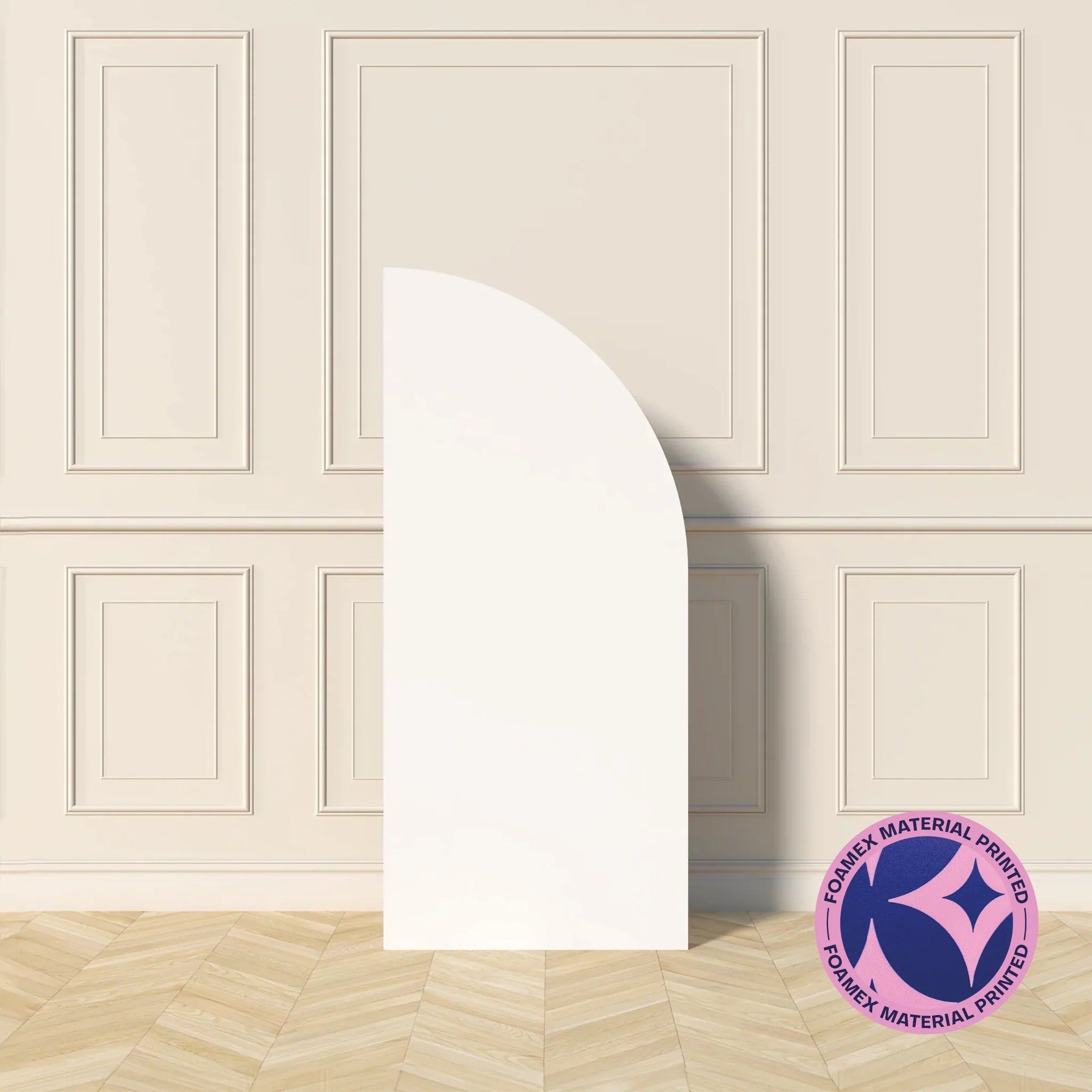 Custom Curve Backdrop Print