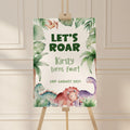 Dinosaur Kids Birthday - Welcome Sign