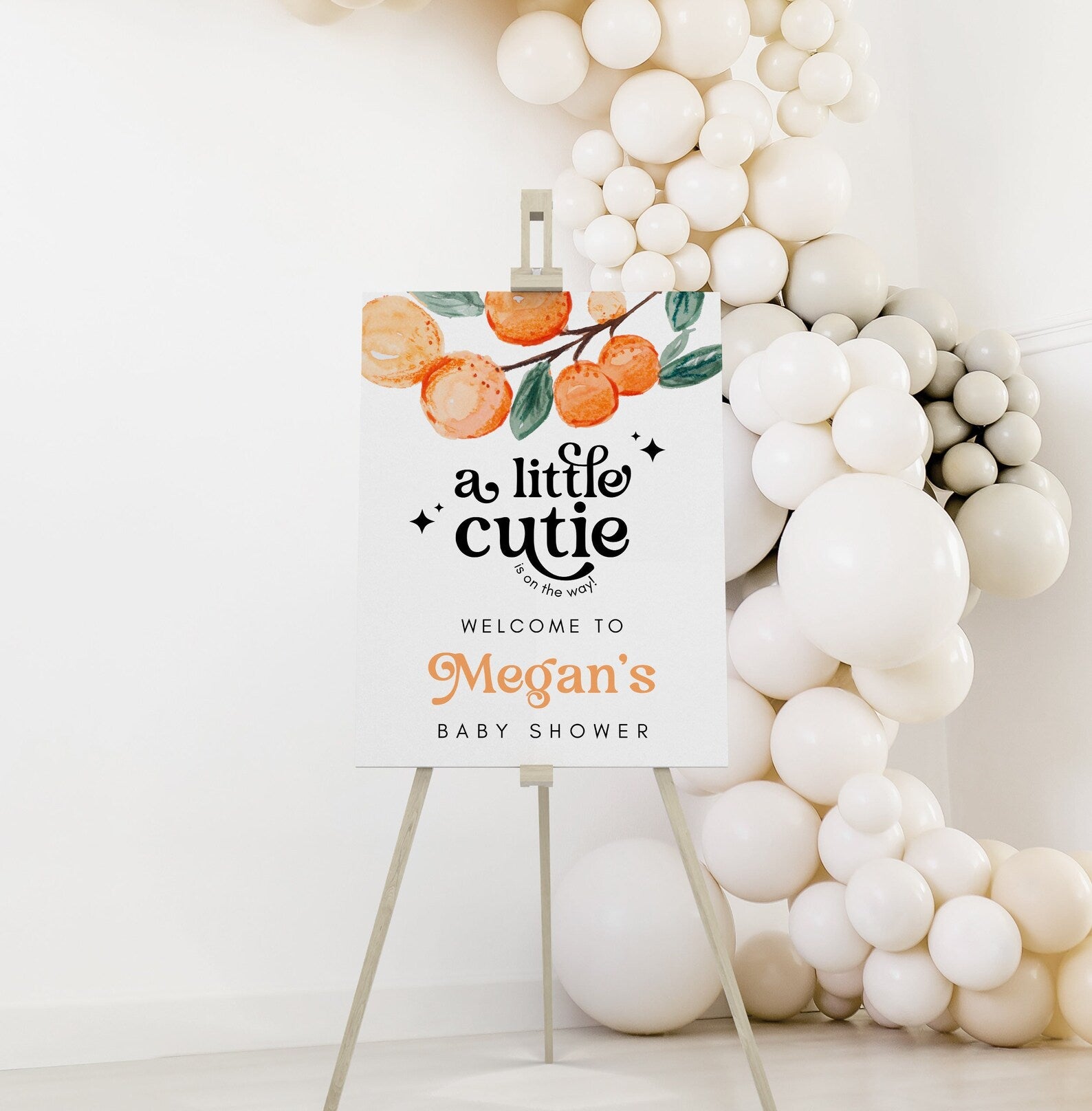 Little Cutie Welcome Sign