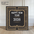 2026 New Year 8x8FT Backdrop